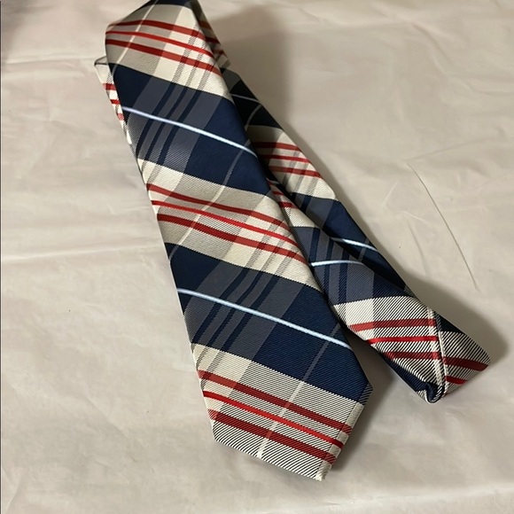 Nautica Red and Blue Striped Tie Classic Accessory - Picture 5 of 5